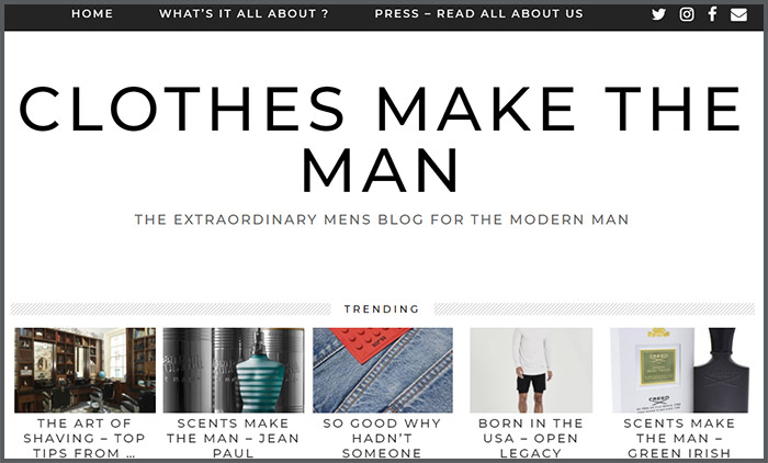 Men’s Lifestyle Blogs UK Top 10 – Vuelio