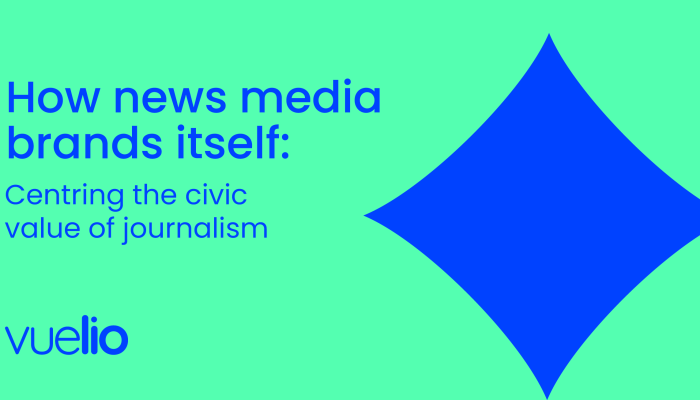 How news media brands itself: Centring the civic value of journalism